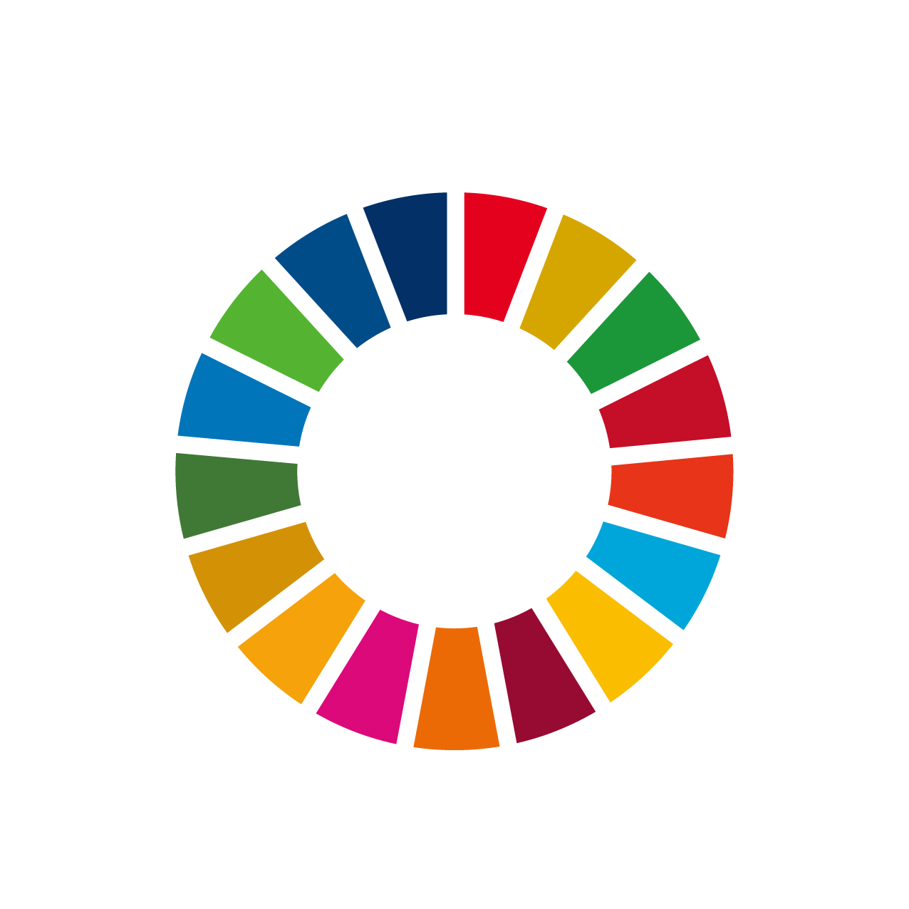 Sustainable Development Goals colour wheel
